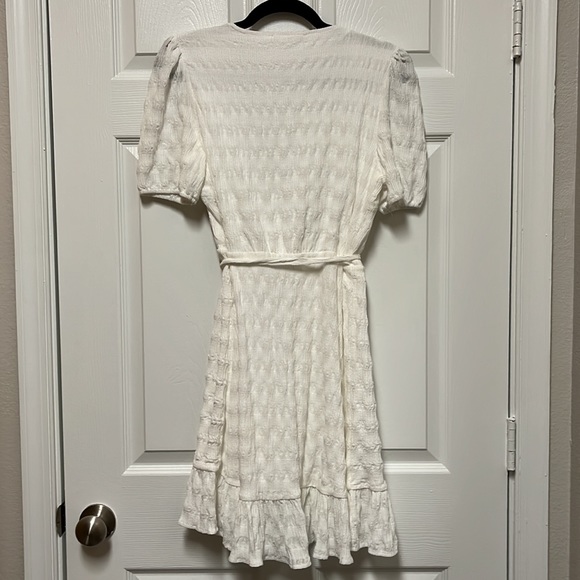 Mango Wrap Summer Dress in White - Picture 12 of 12